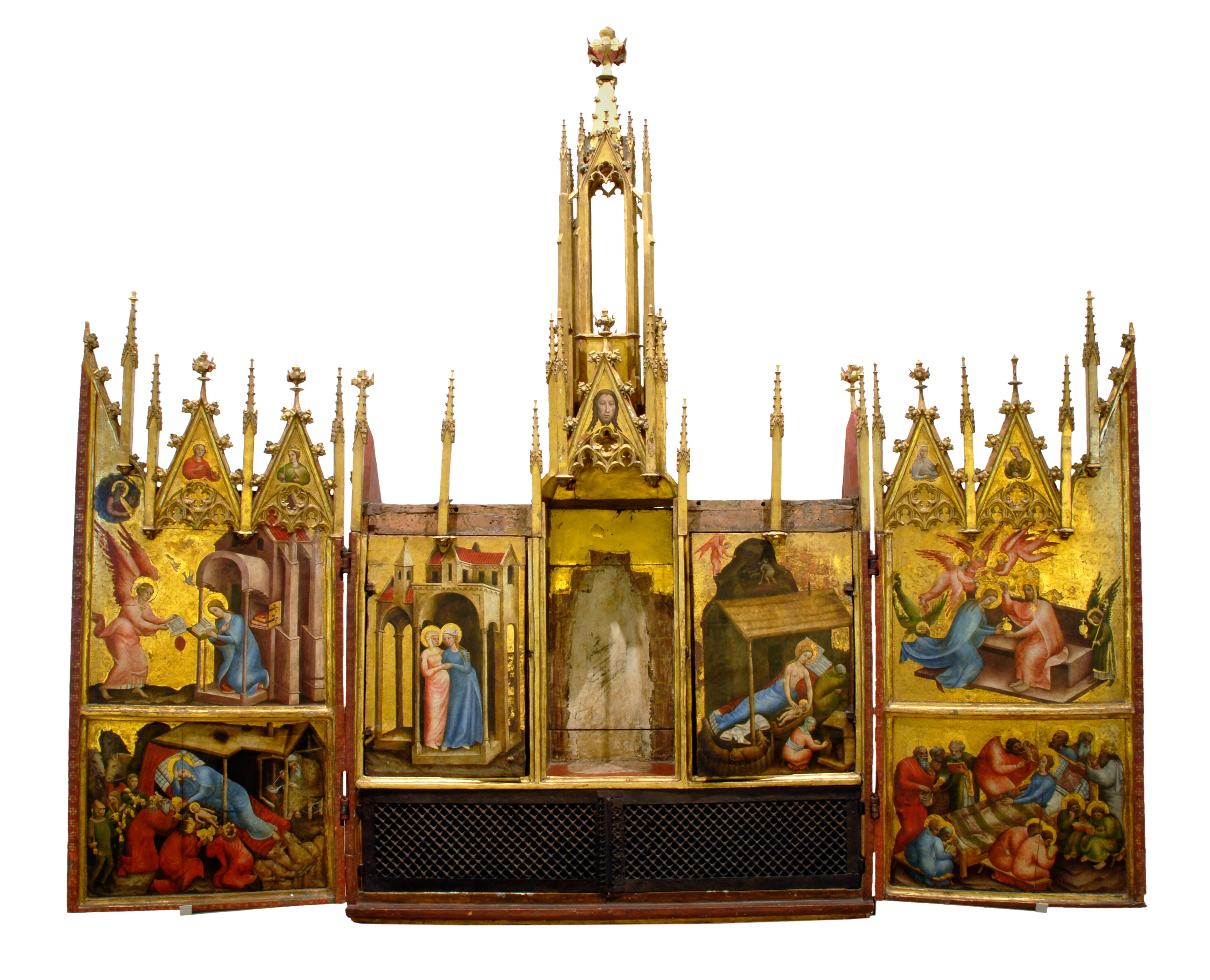 Altar von Schloss Tirol, 1370/72, Innsbruck, Tiroler Landesmuseum Ferdinandeum. Foto: TLM.