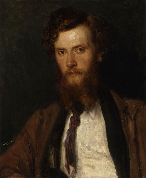 Eugen Ritter von Blaas, Porträt des Malers Philip Richard Morris (1836-1902), um 1865, London, National Portrait Gallery. Bildquelle: http://commons.wikimedia.org