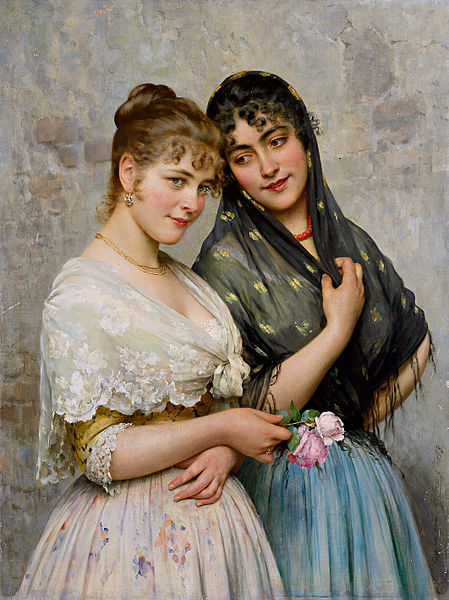 Eugen Ritter von Blaas, Zwei Venezianerinnen, 1898. Bildquelle: http://commons.wikimedia.org