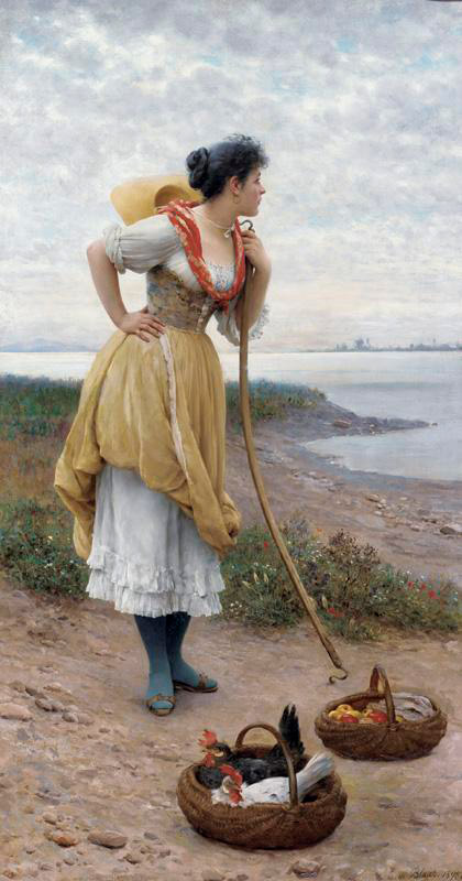 Eugen Ritter von Blaas, Tagträumereien, 1895. Bildquelle: http://commons.wikimedia.org